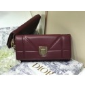 DIOR CLUTCH gold-tone metal C1040A Bordeaux JH07104uo30