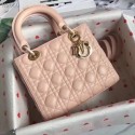 First-class Quality LADY DIOR LAMBSKIN BAG CAL44550 pink JH07215gc84