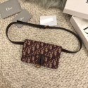 Imitation Hot DIOR Oblique Belt Bag D26988 Wine JH07416CQ60