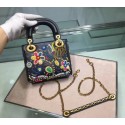 Imitation MINI LADY DIOR EMBROIDERED BAG M0598CRMH-2 JH07251Mc29