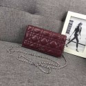 LADY DIOR CLUTCH CANNAGE LAMBSKIN S0204 fuchsia JH07551QQ72