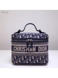 Dior SADDLE DENIM CANVAS Cosmetic Bag 5698 JH07124Ac56