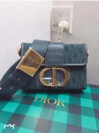 Replica Dior 30 MONTAIGNE DIOR OBLIQUE BAG C1693 Green JH07126Ha32